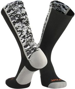 TCK Sports Elite Performance Digital Camo Crew Socks