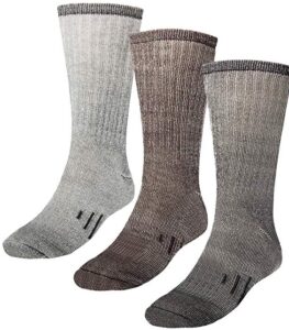 DG Hill 3 Pairs Thermal 80% Merino Wool Socks
