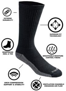 Dickies Dri-tech Moisture Control Crew Socks